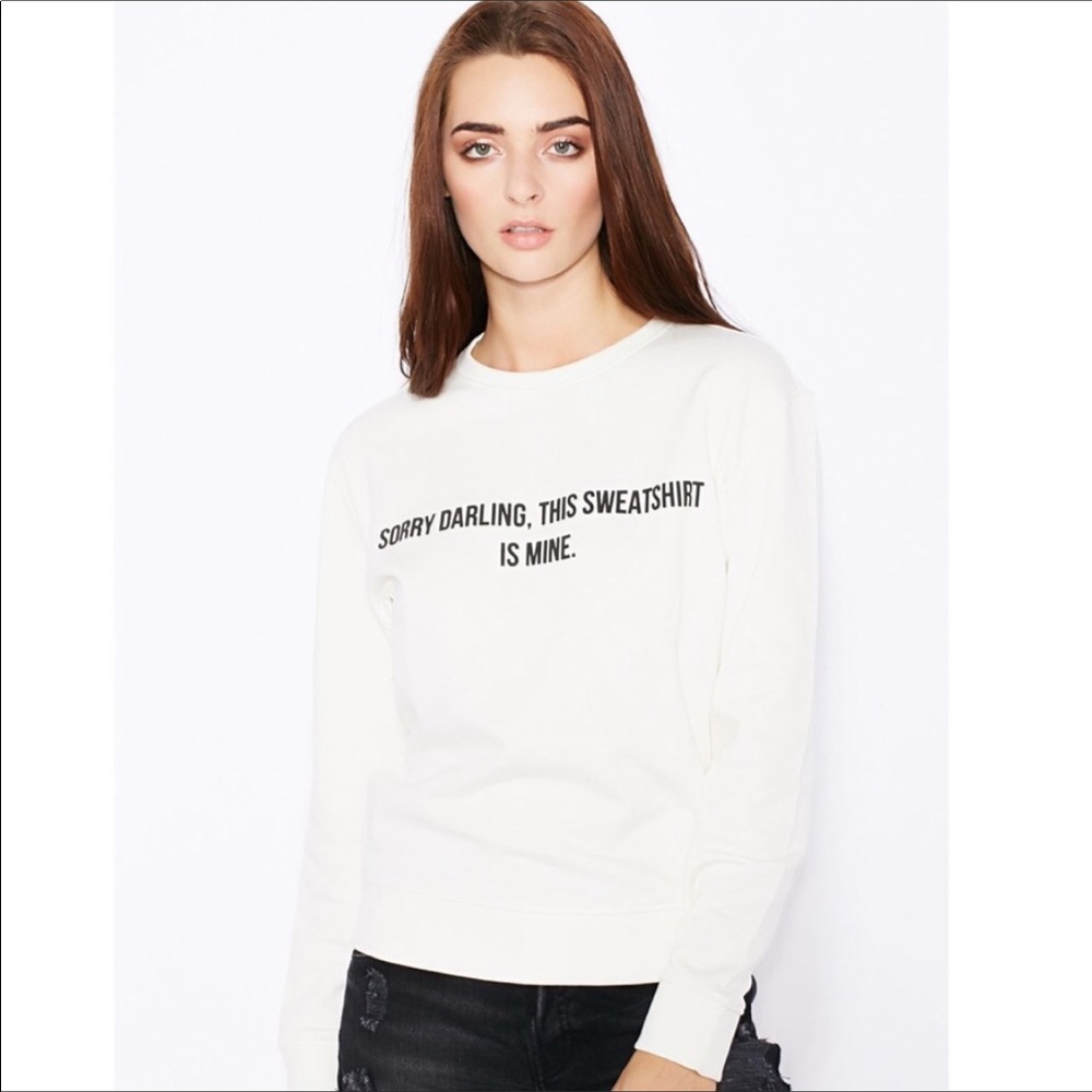 MNG Denim & Tees sweatshirt Sorry Darling graphics